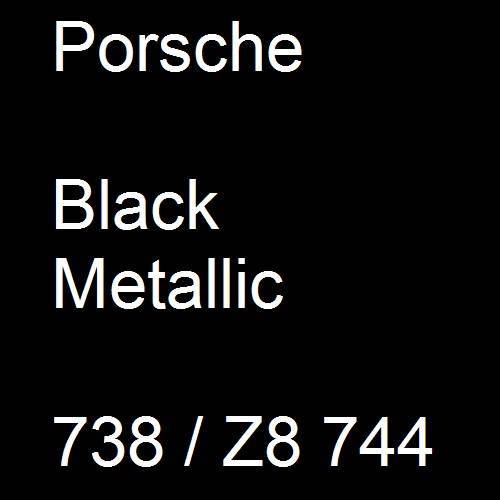 Porsche, Black Metallic, 738 / Z8 744.